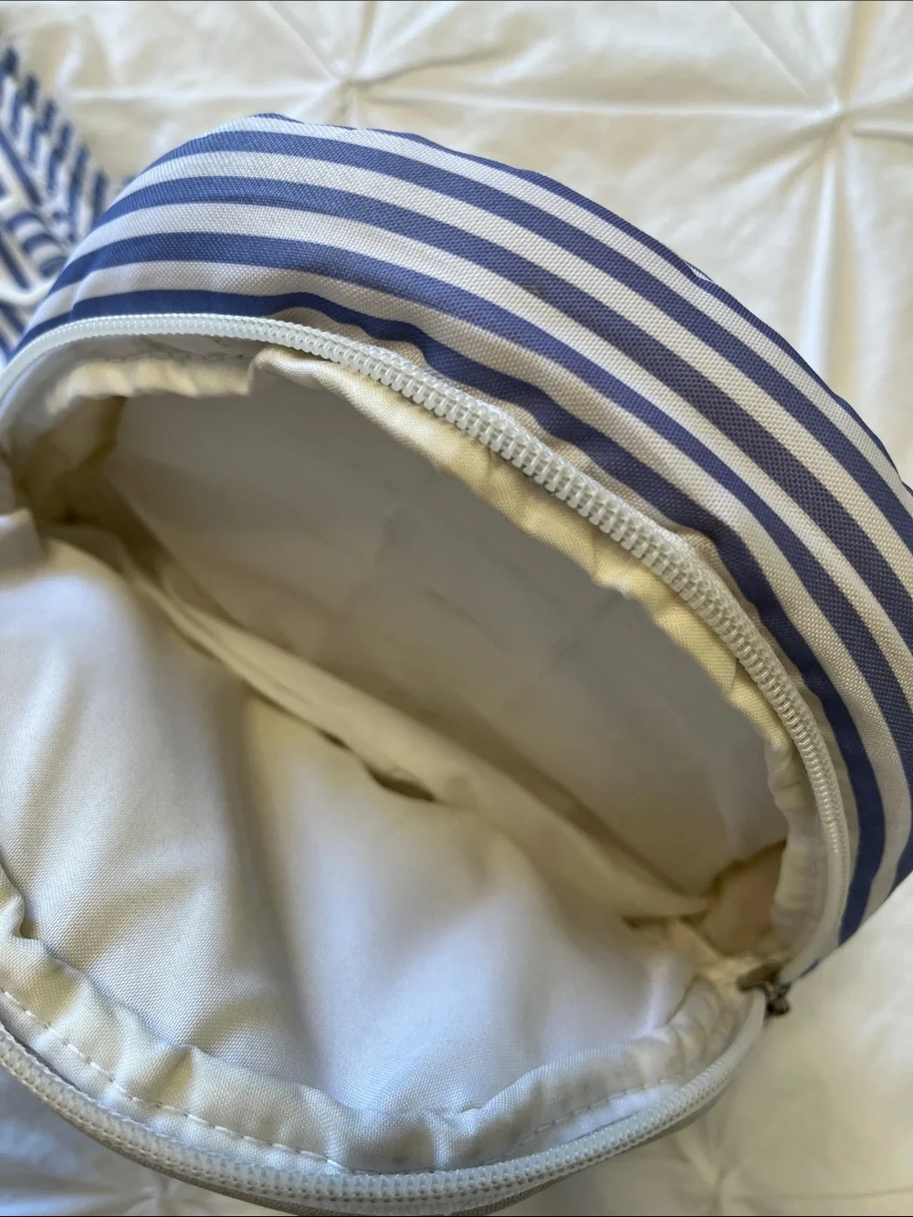Ushbaby Blue & White Striped Kids Backpack